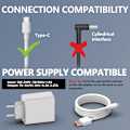 Miniatyrbild 5 av 5: 67W USB C Snabbladdare för Xiaomi 12S 13 13T Ultra 12 Lite 12X, med 1M USB C-kabel