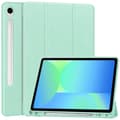 Etui til Samsung Galaxy Tab S9/S9 FE 2023 Solid farge beskyttende etui grønn