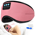 Pikkukuva 1 / 4: Älykäs langaton 3D-stereo puhelu blackout uni Bluetooth 5.4 musiikki silmämaski musta