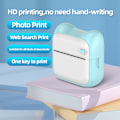 Miniatyrbillede 2 af 5: Bluetooth Termisk Printer Blå