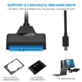 Miniatyrbilde 3 av 5: TYPE-C til SATA-konverter, harddiskadapter