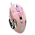 Miniatyrbillede 1 af 4: x7 Kablet Gaming Mus USB rgb Gaming Mus - pink