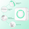 Miniatyrbillede 5 af 5: Bluetooth termisk printer leveres med 6 ruller trykpapir, kompatibel med Android Ios smartphones