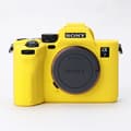 Fodral för SONY A7M4/A7IV Kamera silikon skyddsfodral (yellow)