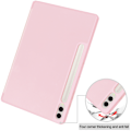 Miniatyrbild 4 av 4: Fodral för Samsung Galaxy Tab S9 plus 12.4 2023 Enfärgat skyddsfodral rosa