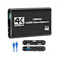 Miniatyrbild 1 av 5: USB 3.0 till HDMI Video Capture Card 1080P Videoinspelningsadapter för Spelinspelningsenhet