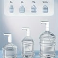 Miniatyrbillede 3 af 5: 1-delt 5-gallon vanddispenser, smart vandsugeanordning, USB-genopladelig (pink)