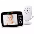Miniatyrbillede 1 af 5: SM35 Babyalarm 3,5 tommer skærm tovejs stemme intercom nattesyn