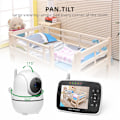 Miniatyrbild 3 av 5: SM935E Baby Monitor 3,5 tums skärm Tvåvägsintercom Temperaturövervakning Infraröd mörkerseende
