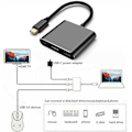 Miniatyrbillede 4 af 5: 3 i 1 Type C USB 3.1 til HDMI Adapter Laptop Hub til Macbook Air Pro Surface