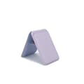 Magnetisk plånbok 2 i 1 Magsafe magnetisk korthållare, vikbart stativ (Purple)