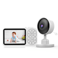 Miniatyrbillede 1 af 5: C4 Babyalarm 3,5 tommer HD Night Vision Tovejs intercom Overvågning