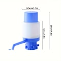 Miniatyrbild 4 av 5: 1 st blå handdriven vattenpumpsdispenser för dricksvattenflaska med vattenstoppventil BPA-fri