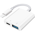 Miniatyrbild 1 av 4: Lightning till USB-adapter USB Hona OTG-adapter för iPhone iPad med Laddningsport Plug and Play