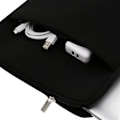 Miniatyrbillede 4 af 5: 15,6 tommer laptop sleeve taske blød polstret lynlåsdæksel med frontlomme og tilbehørspose sort