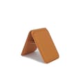 Magnetisk plånbok 2 i 1 Magsafe magnetisk korthållare, vikbart stativ (golden brown)