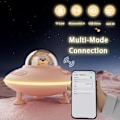 Miniatyrbild 2 av 5: Bluetooth-högtalare med nattlampa Bluetooth 5.4 och Aux- och TF-kortingång Rosa