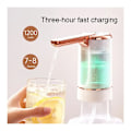 Miniatyrbillede 4 af 5: Bærbar 5 gallon vandflaske pumpe dispenser - Foldbar automatisk drikkevandspumpe (sort)
