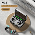 Miniatyrbillede 5 af 5: Ægte trådløse Bluetooth hovedtelefoner TWS M36-3 med mikrofon og opladningsboks M36-3