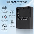 Miniatyrbild 4 av 4: LC-E6 LP-E6N Batteriladdare för Canon EOS R R5 R6 5D Mark II IV 5DS R 6D 6Da 7D Mark II 60D 70D 80D 90D Kameror (EU)