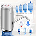 Miniatyrbillede 2 af 5: 5 gallon (ca. 5 liter) vandpumpe til flasker, USB-genopladelig pumpe (sølv)
