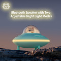 Miniatyrbild 2 av 5: Bluetooth-högtalare med nattlampa Bluetooth 5.4 och Aux- och TF-kortingång Blå