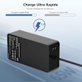 Pikkukuva 5 / 5: 65W 15V 4A Laturi Microsoft Surface Pro 8/7/6/5/4/3/X:lle, Laturi USB-portilla
