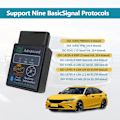 Miniatyrbild 5 av 5: Bluetooth OBD2 Trådlös Scanner Diagnostikverktyg, Kompatibel med iOS & Android & Windows