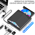 Pikkukuva 3 / 5: 7-in-1 poltin ulkoinen DVD, USB 3.0 Type-C yhteensopiva Windows XP/7/8/10 /Mac os 8.6 tai uudempi