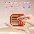 Miniatyrbild 3 av 5: Bärbar Trådlös Bluetooth Högtalare Batteritid: 8 Timmar Orange