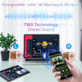 Miniatyrbild 5 av 5: Portabel Trådlös Bluetooth-högtalare Batteritid: 8 timmar Rosa