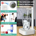 Miniatyrbild 3 av 5: USB Uppladdningsbar Smart Vattenpump för Skrivbord, Elektrisk Vattendispenser för Flaska (Blå)
