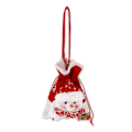 Miniatyrbild 1 av 5: Julgodispåse Snögubbe Jultomte Ren Dockpåse Dragsko Jul Godis Hållare Presentpåsar för Julafton Snowman