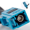 Miniatyrbild 4 av 5: 8 tum Fakra Backkamera RCA-kabel Parkeringsadapter för GS