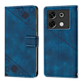 Pikkukuva 2 / 5: Präglat PU-kotelo Infinix Zero 30 5G[D]:lle Blue