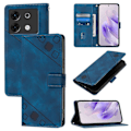 Pikkukuva 1 / 5: Präglat PU-kotelo Infinix Zero 30 5G[D]:lle Blue