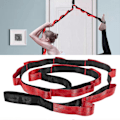Pikkukuva 3 / 5: Joustava joogavyö, nyloninen kuminauha, kuntoiluväline kotiin, joustavuus, pilates Red