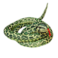 Miniatyrbild 5 av 5: Realistisk Orm Plyschleksak 100cm Långt Gosedjur Orm För Barn och Klassrumsbruk Cross spotted python