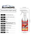 Miniatyrbild 5 av 5: 2x Råttavvisande Spray för Inomhusbruk Hushåll Bilmotor 60ml