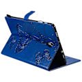 Miniatyrbild 4 av 5: Tabletfodral i läder med ställ för Samsung Galaxy Tab A 10.5 (2018) T590 T595 T597 GS Multicolor Blue