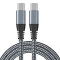 USB-C opladerkabel 60W hurtigopladning, kompatibel med iPhone 15/Plus/Pro Max, Samsung Galaxy S24/S23/S22, Pixel 7 Pro 1m