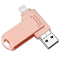 Pikkukuva 1 / 5: WJTG RICHWELL 256GB Suuri tallennustila USB-muistitikku iPhonelle Android-datan tallennukseen USB-muistitikku J GS Pink Style A