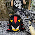 Miniatyrbillede 4 af 5: Sonic Rygsæk Shadow The Hedgehog 3D Plys Rygsæk Børne Studenter Taske