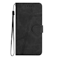 Miniatyrbild 3 av 5: Sytt Läderfodral för iPhone 16 Pro Max Black