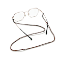 Miniatyrbild 2 av 4: Glasögonkedjor Halsband Läder Glasögon Halsband Snöre Rep Rem Läder Glasögon Snöre Justerbara Ändhållare Glasögon Tillbehör, 2 st, Brun brown
