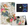 Pikkukuva 1 / 5: PU-nahkakotelo kuviolla iPad Pro 11 (2018) / (2020) / iPad Air 11 (2024) / Air (2020) / (2022) Multicolor -laitteille Multicolor Golden Pineapple