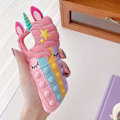 Miniatyrbild 5 av 5: Unicorn Rainbow Apple Iphone Skal Silikon Mjukt Fodral Fidget Leksaker IPHONE XS MAX