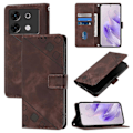 Pikkukuva 1 / 5: Präglat PU-kotelo Infinix Zero 30 5G[D]:lle Brown