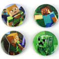 Pikkukuva 2 / 5: 12 kpl Minecraft-merkki koriste GS