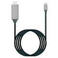 Miniatyrbild 1 av 3: [Apple MFi-certifierad] Lightning till HDMI-adapter, HDTV-kabeladapter kompatibel med iPhone, iPad, iPod 1080p Digital AV-synkronisering